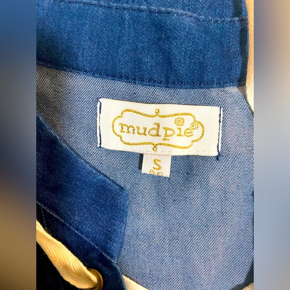 EXCELLENT FOR SPRING MUDPIE JEAN TUNIC DRESS - Picture 4 of 5